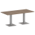 Стол прямоугольный VR.SP-5-180.2 1800x900x750 (Серый/Белый Металл)
