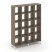 Каркас стеллажа 5 ярусов SN.KS-540 (1488х400х1982) (Антрацит/Тиквуд Светлый/Металл Антрацит)