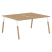 Двухместная рабочая станция Forta FWST 1513 1580x733x1370 (Дуб Гамильтон/Черный графит)