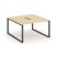 Рабочая станция 2-х сторонняя SN-6O.DRS-001 (980х1232х750) (Тиквуд Светлый/Металл Антрацит)