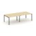 Стол переговорный SN-4P.SPRG-044.3 (3160х1180х750) (Тиквуд Светлый/Металл Антрацит)