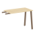 Приставной элемент Metal System Style БА.ПР-3 1000x600x750 (Дуб Наварра/Серый металл)