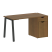 Стол письменный VR.SP-3-138.1.A 1380x720x750 (Серый/Белый Металл)