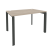 Стол рабочий на П-образном м/к Onix O.MP-SP-2.8 1180x800x750 (Тиквуд Темный/Белый Металл)