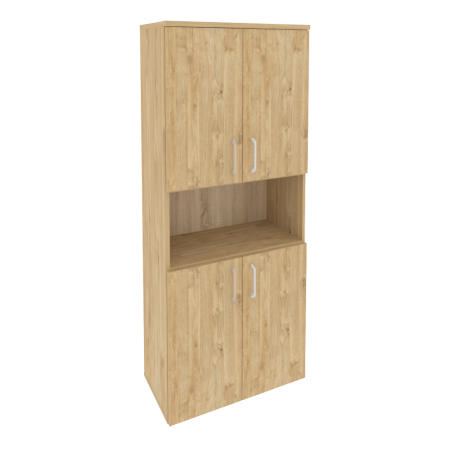 Шкаф высокий широкий Onix O.ST-1.5 800x420x1977 (Тиквуд Светлый)