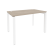 Стол рабочий на П-образном м/к Onix O.MP-SP-2.7 1180x720x750 (Тиквуд Темный/Белый Металл)