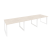 Стол переговорный Onix O.MO-PRG-3.2 3540x980x750 (Тиквуд Темный/Белый Металл)