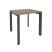 Стол рабочий на П-образном м/к Onix O.MP-SP-0.7 780x720x750 (Тиквуд Темный/Белый Металл)