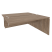 Наборный элемент рабочей станции Onix O.2.NRS-4.8 1580x1635x750 (Тиквуд Светлый)